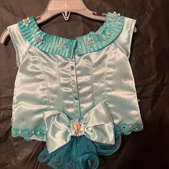 Blue two piece pageant dress